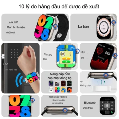 Xiaomi HK10 Pro Max+ Đồng Hồ Thông Minh – Nghe Gọi, Tai Nghe, Theo Dõi Sức Khỏe, Giá 1,279,000₫