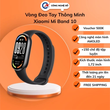 Xiaomi Mi Smart Band 10 1.72 inch - 5ATM, Bảo Hành 12 Tháng, Giá 1.169.000 VND