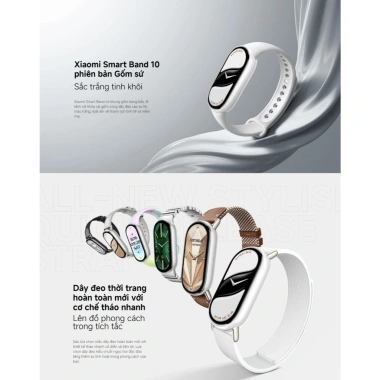 Xiaomi Mi Smart Band 10 - Vòng Thông Minh Quốc Tế, Bảo Hành 12 Tháng, 1.099.000