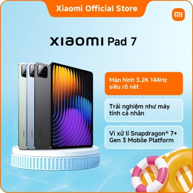 Xiaomi Pad 7 8+128/256GB – Màn hình 3.2K 144Hz, HyperAI, Giá 11.49 triệu