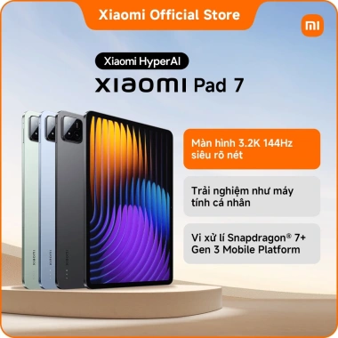 Xiaomi Pad 7 8+128/256GB – Màn hình 3.2K 144Hz, HyperAI, Giá 11.49 triệu 9 Xiaomi Pad 7 8+128/256GB – Màn hình 3.2K 144Hz, HyperAI, Giá 11.49 triệu 9
