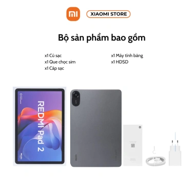 Xiaomi Redmi Pad 2 4/128GB SIM 4G - Chính Hãng, Bảo Hành 18 Tháng, Giá Ưu Đãi 5.5 Triệu 9