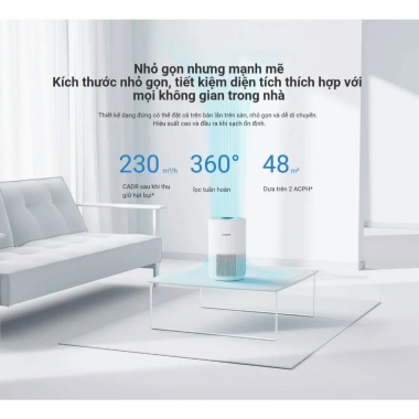 Xiaomi Smart Air Purifier 4 – Máy lọc không khí chính hãng, BH 12 tháng, giảm 32% 3 Xiaomi Smart Air Purifier 4 – Máy lọc không khí chính hãng, BH 12 tháng, giảm 32% 3