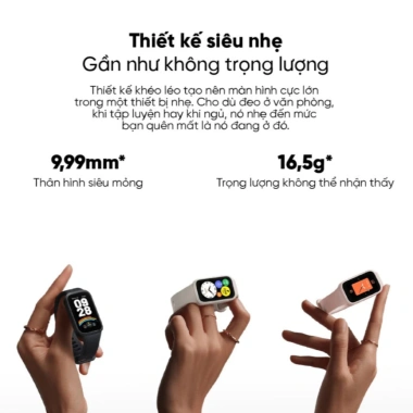 Xiaomi Smart Band 9 Active Vòng đeo tay thông minh, bảo hành 12 tháng, 590.000₫ 6