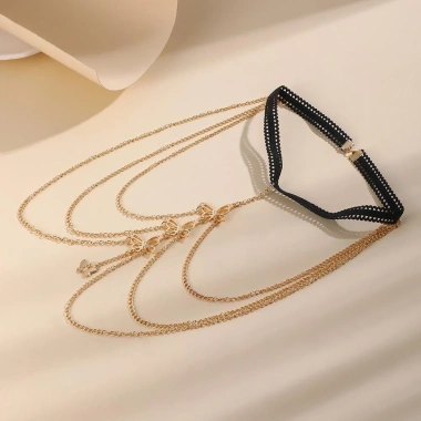 Xích Chân Bướm HYCEO - Móc Đùi Ren Co Giãn, Thời Trang Gợi Cảm, Giá 63.800 VND
