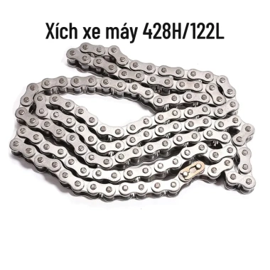 Xích xe máy MONQIQI 428H/122L dày 10mm - Giá chỉ 80.000đ, phù hợp đa mẫu 2 Xích xe máy MONQIQI 428H/122L dày 10mm - Giá chỉ 80.000đ, phù hợp đa mẫu 2