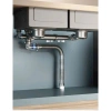 Xiphong Thoát Nước Inox 2 Ngăn cho Chậu Rửa Bát Tiết kiệm không gian, ngăn mùi 5