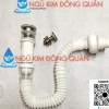 Xiphong Xả Lavabo Lật Xám - Bộ Xả Thoát Nước Chậu Rửa Mặt Dây Ruột Gà Định Hình Tư Thế Giá 40.660 VND 4