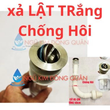 Xiphong Xả Lavabo Lật Xám - Bộ Xả Thoát Nước Chậu Rửa Mặt Dây Ruột Gà Định Hình Tư Thế Giá 40.660 VND 8
