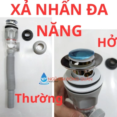 Xiphong Xả Lavabo Lật Xám - Bộ Xả Thoát Nước Chậu Rửa Mặt Dây Ruột Gà Định Hình Tư Thế Giá 40.660 VND 11