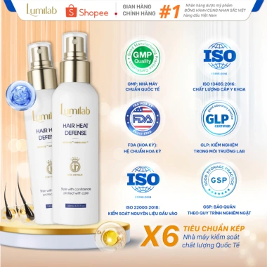 Xịt bảo vệ tóc Lumilab Hair Heat Defense - Ngăn nhiệt, giảm hư tổn, mượt xơ rối, giá ưu đãi 365k 10