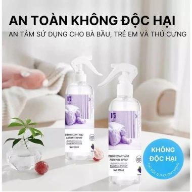 Xịt Bảo Vệ Vải LIBITU 3in1 Khử Mùi, Diệt Khuẩn, Tiêu Diệt Ve Mạt - Giá 58.000 VND