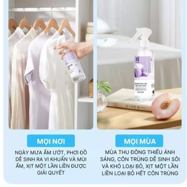 Xịt Bảo Vệ Vải LIBITU 3in1 Khử Mùi, Diệt Khuẩn, Tiêu Diệt Ve Mạt - Giá 58.000 VND 8 Xịt Bảo Vệ Vải LIBITU 3in1 Khử Mùi, Diệt Khuẩn, Tiêu Diệt Ve Mạt - Giá 58.000 VND 8