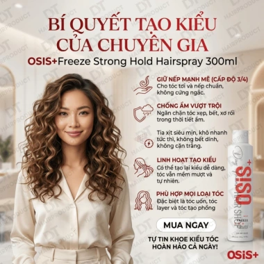 Xịt Bóng & Gôm Cứng Giữ Nếp OSIS+ Sparkler/Session/Freeze 300ml - Tóc Mượt, Giữ Nếp Bền 7 Xịt Bóng & Gôm Cứng Giữ Nếp OSIS+ Sparkler/Session/Freeze 300ml - Tóc Mượt, Giữ Nếp Bền 7