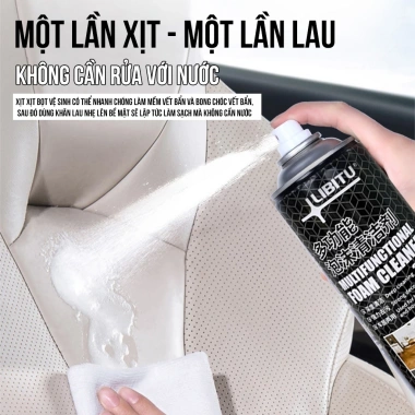 Xịt Bọt Đa Năng LIBITU Vệ Sinh Nội Thất Tẩy Nhanh Giá Chỉ 58.000đ 2
