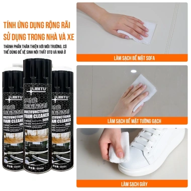 Xịt Bọt Đa Năng LIBITU Vệ Sinh Nội Thất Tẩy Nhanh Giá Chỉ 58.000đ 7