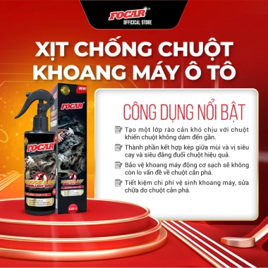 Xịt chống chuột khoang máy ô tô FOCAR - Đuổi chuột hiệu quả, an toàn 100% thiên nhiên, giảm giá tới 224.851₫ 3