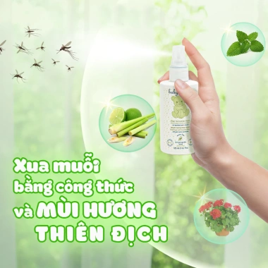 Xịt chống muỗi Babycoccole 0M+ cho bé sơ sinh tía tô đất 125ml - An toàn, không kích ứng 3 Xịt chống muỗi Babycoccole 0M+ cho bé sơ sinh tía tô đất 125ml - An toàn, không kích ứng 3