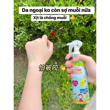 Xịt chống muỗi PMY 200ml cho bé - Đuổi côn trùng an toàn, giảm giá 55.000đ 5 Xịt chống muỗi PMY 200ml cho bé - Đuổi côn trùng an toàn, giảm giá 55.000đ 5
