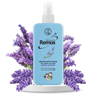 Xịt chống muỗi Remos 70ml xua muỗi 10h nhẹ dịu cho bé, giá ưu đãi 51.000₫ 6
