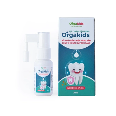 Xịt chống sâu răng Orgakids cho bé 1 tuổi - An toàn nuốt, 20ml, giá 98.000₫ 3