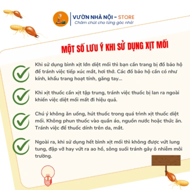 Xịt Diệt Mối Mọt Thái Lan 500ml Bảo Vệ Đồ Gỗ, Tủ Bếp, Sàn Gỗ An Toàn, Hiệu Quả