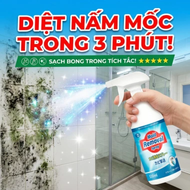 Xịt diệt nấm 99.9% nhập khẩu Nhật Bản – Ngăn ngừa nấm mốc, không để lại vết bẩn, hiệu quả cao Xịt diệt nấm 99.9% nhập khẩu Nhật Bản – Ngăn ngừa nấm mốc, không để lại vết bẩn, hiệu quả cao