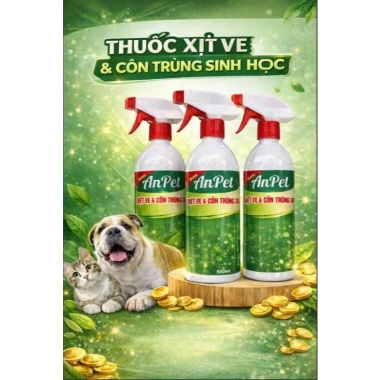 Xịt Diệt Ve Bọ Rận Chó Mèo 500ml - Giải Pháp Nhanh, An Toàn, Tiết Kiệm 86k 2 Xịt Diệt Ve Bọ Rận Chó Mèo 500ml - Giải Pháp Nhanh, An Toàn, Tiết Kiệm 86k 2