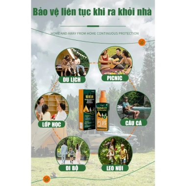 Xịt Đuổi Muỗi MOLTON 100ml DEET 9% - Bảo vệ gia đình 6h, an toàn không gây hại