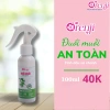 Xịt đuổi muỗi Orenji tinh dầu sả chanh 100ml an toàn cho bé, bỏ túi, giảm 8.000₫