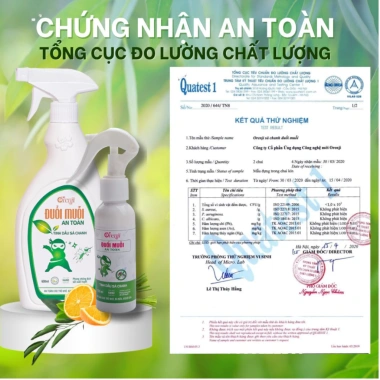 Xịt đuổi muỗi Orenji tinh dầu sả chanh 100ml an toàn cho bé, bỏ túi, giảm 8.000₫