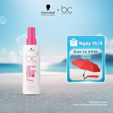 Xịt Dưỡng 2 Lớp Giữ Màu Tóc Nhuộm BC COLOR FREEZE pH 4.5 200ml - Giá Ưu Đãi 376k