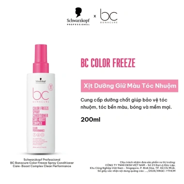 Xịt Dưỡng 2 Lớp Giữ Màu Tóc Nhuộm BC COLOR FREEZE pH 4.5 200ml - Giá Ưu Đãi 376k 2 Xịt Dưỡng 2 Lớp Giữ Màu Tóc Nhuộm BC COLOR FREEZE pH 4.5 200ml - Giá Ưu Đãi 376k 2