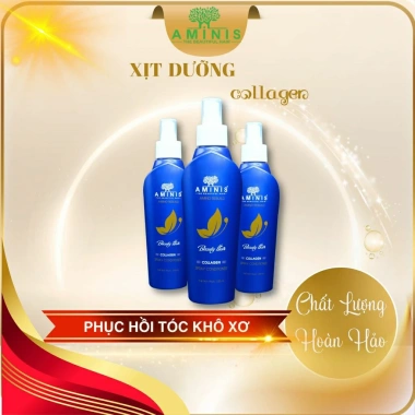 Xịt Dưỡng Aminos Amino Hương Nước Hoa 220ml Made in VN Dưỡng ẩm, Hương Lâu Trôi, Giá ưu đãi 68k