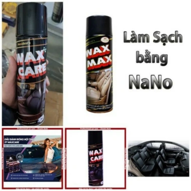 Xịt dưỡng bóng và làm sạch da ghế Wax Max - Bảo vệ da, giá ưu đãi 47.500đ