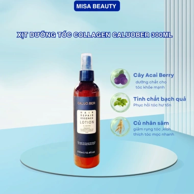 Xịt dưỡng Caluo.Ber 300ml - Phục hồi tóc hư tổn nhanh, giảm giá 239.000 VND