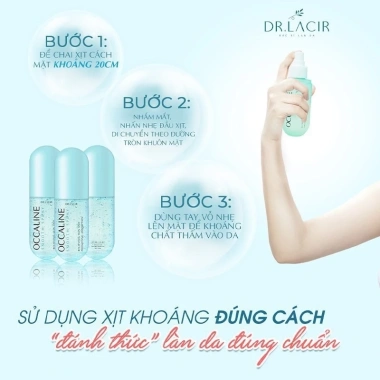 Xịt Dưỡng Căng Bóng Tế Bào Gốc Dr.Lacir Ocaline Smooth Spray 100ml - Giá ưu đãi 420k 2