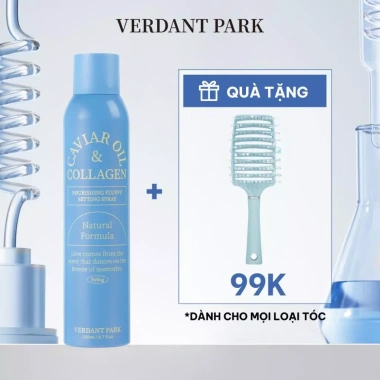 Xịt dưỡng giữ phồng tóc Verdant Park VDPK22 - Gel tạo kiểu lâu bết, Caviar Oil & Collagen, giảm giá 21% chỉ 189.000₫ 10 Xịt dưỡng giữ phồng tóc Verdant Park VDPK22 - Gel tạo kiểu lâu bết, Caviar Oil & Collagen, giảm giá 21% chỉ 189.000₫ 10