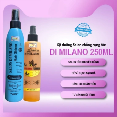 Xịt Dưỡng Salon Di Milano Collagen Hair Care - Phục hồi ẩm, mềm mượt, ngăn khô, chẻ ngọn, giảm còn 84.150₫