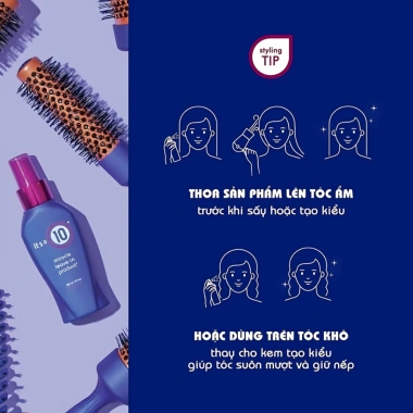 Xịt Dưỡng Tóc 10 Miracle Leave-In 120ml - 10 Công Dụng Phục Hồi, Bóng Mượt, Giá 840k 7