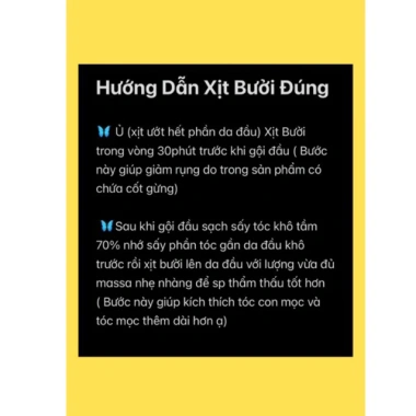Xịt dưỡng tóc 100ml tinh dầu bưởi sả gừng – Kích mọc nhanh, giảm rụng, giá 42.000₫ 3
