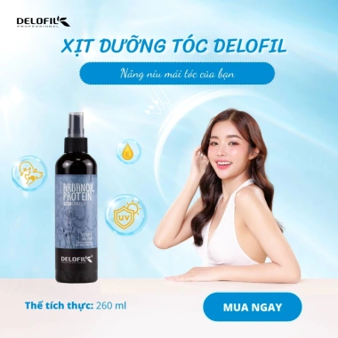 Xịt Dưỡng Tóc DELOFIL Argan Oil Protein 250ml - Phục Hồi Khô Xơ, Chống Rối, Bảo Vệ Nhiệt, Giá 220.000 VND 7 Xịt Dưỡng Tóc DELOFIL Argan Oil Protein 250ml - Phục Hồi Khô Xơ, Chống Rối, Bảo Vệ Nhiệt, Giá 220.000 VND 7