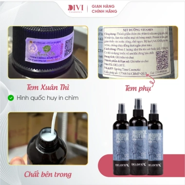 Xịt dưỡng tóc Delofil Vitamin Hair Spray - Bóng mượt, giữ nếp, bảo vệ tóc uốn duỗi nhuộm, giảm giá 289k 2 Xịt dưỡng tóc Delofil Vitamin Hair Spray - Bóng mượt, giữ nếp, bảo vệ tóc uốn duỗi nhuộm, giảm giá 289k 2