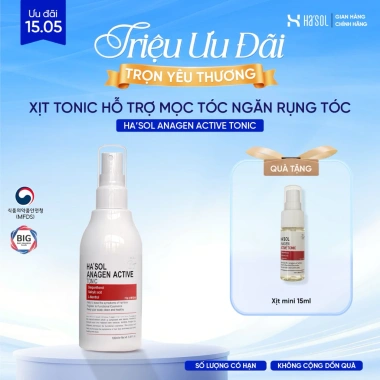 Xịt Dưỡng Tóc Hasol Anagen Scalp Tonic 100ml - Rụng tóc, mỏng yếu, 349.000 VND