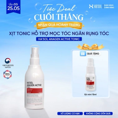 Xịt Dưỡng Tóc Hasol Anagen Scalp Tonic 100ml - Rụng tóc, mỏng yếu, 349.000 VND 2 Xịt Dưỡng Tóc Hasol Anagen Scalp Tonic 100ml - Rụng tóc, mỏng yếu, 349.000 VND 2