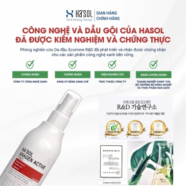 Xịt Dưỡng Tóc Hasol Anagen Scalp Tonic 100ml - Rụng tóc, mỏng yếu, 349.000 VND 7 Xịt Dưỡng Tóc Hasol Anagen Scalp Tonic 100ml - Rụng tóc, mỏng yếu, 349.000 VND 7