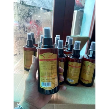 xịt dưỡng tóc keratin SA.SB hương nước hoa 250ml - mềm mượt, phục hồi tóc khô xơ, giảm giá 90.000₫