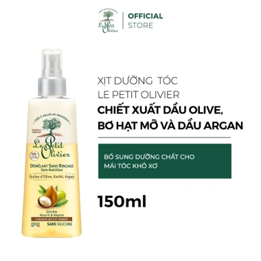 Xịt Dưỡng Tóc Le Petit Olivier 150ml Chính Hãng - Olive Bơ Hạt Mỡ Argan Dưỡng Mượt Phục Hồi Giá 300k 3