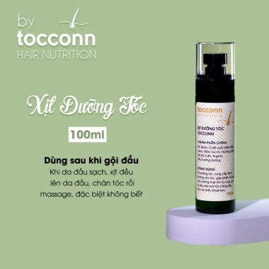 Xịt Dưỡng Tóc Tocconn 100ml - Kích Thích Mọc Tóc Con, Nuôi Dưỡng Nang Tóc, Giá 55.000đ