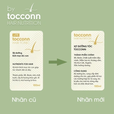 Xịt Dưỡng Tóc Tocconn 100ml - Kích Thích Mọc Tóc Con, Nuôi Dưỡng Nang Tóc, Giá 55.000đ 5